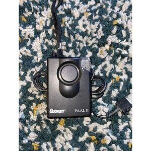 Quorum Paal Alarm Personal Security Attack Alarm w/Clip 9 Volt Battery Required